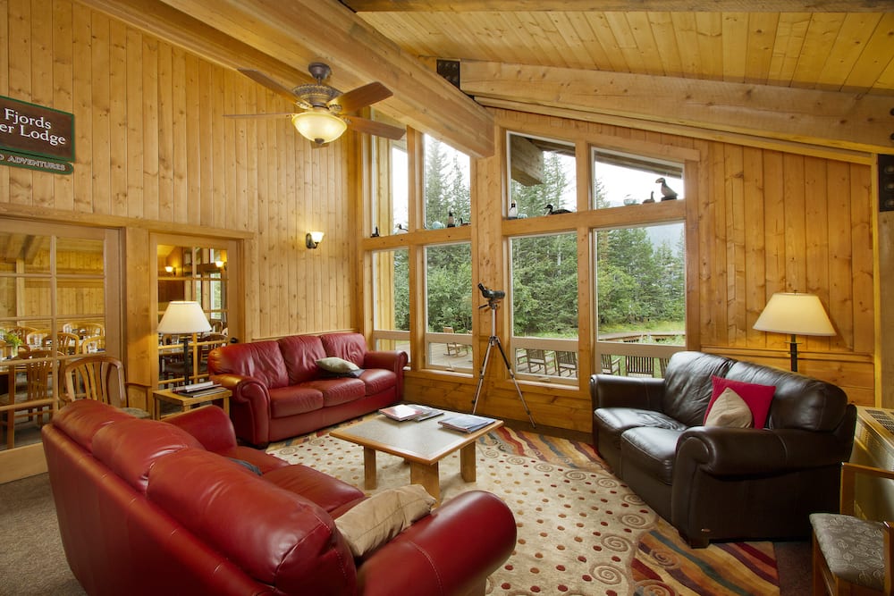 Kenai Fjords Glacier Lodge Lounge